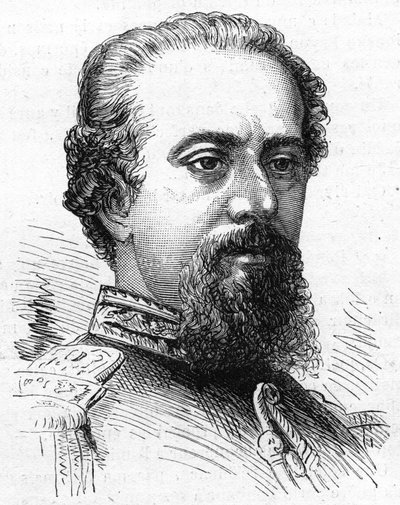 Retrato de Alejo Julio Argentino Roca Paz (1843-1914), presidente de Argentina. Grabado en “Le Monde Illustré” n°1230 del 24 de octubre de French School