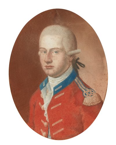 Retrato de un oficial de French School