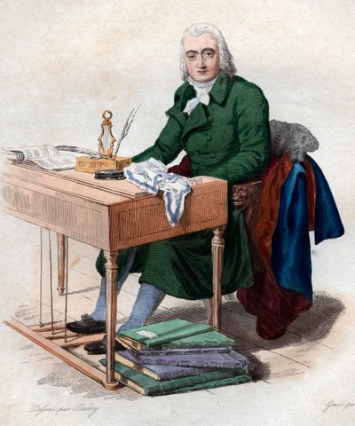 Retrato de Andre Ernest Modeste Gretry (1741-1813) de French School