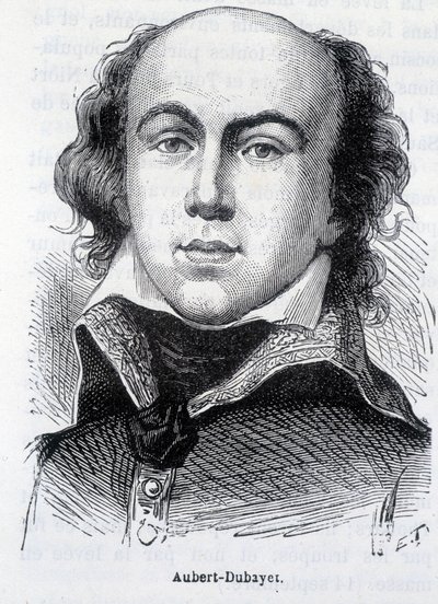 Retrato de Annibal Aubert Dubayet (1759-1797), militar y político de la Revolución Francesa - en “L