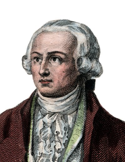 Retrato de Antoine Laurent de Lavoisier (1743-1794) de French School