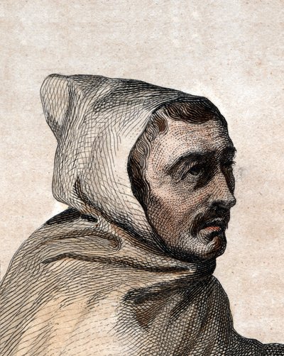 Retrato de Armand Jean le Bouthillier de Rancé (1626-1700), abad francés y fundador de los Cistercienses Trapenses. de French School