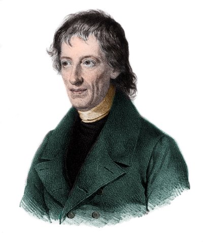 Retrato de Bernhard Placidus Johann Nepomuk Bolzano (1781-1848), matemático, lógico, filósofo y teólogo bohemio de French School