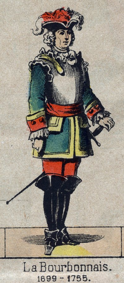 Retrato de Bertrand François Mahé, Conde de La Bourdonnais (1699-1755), almirante francés. Imagen de Épinal de finales del siglo XIX. de French School
