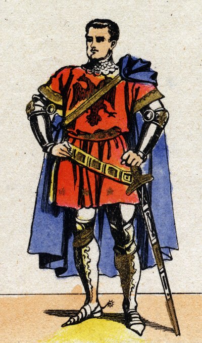 Retrato de Bertrand du Guesclin (ca. 1320-1380) condestable de Francia. de French School