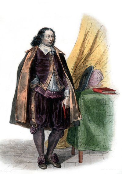 Retrato de Blaise Pascal (1623-1662) de French School