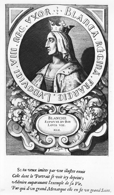 Retrato de Blanca de Castilla, 1643 de French School