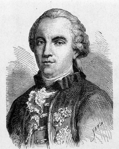 Retrato de Buffon (1707 - 1788) - en “Álbum de Ciencia; eruditos ilustres; Grandes descubrimientos” 1896 de French School