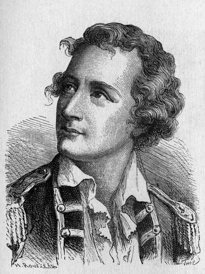 Retrato del Capitán Lunardi, aeronauta italiano - en 