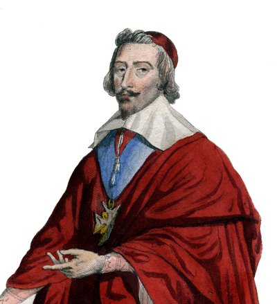 Retrato del Cardenal Richelieu (1585-1642) de French School