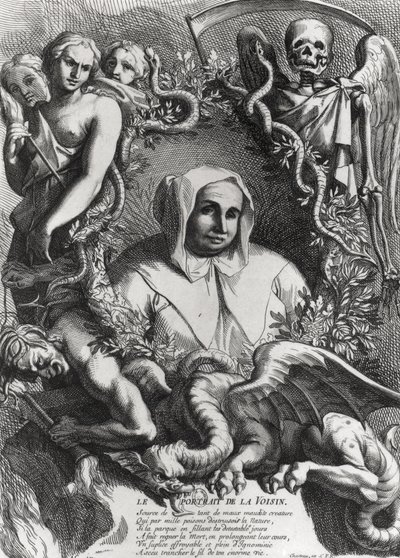 Retrato de Catherine Monvoisin (La Voisin) (1640-80) de French School