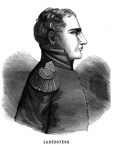 Retrato de Charles Angélique François Huchet de La Bédoyère de French School