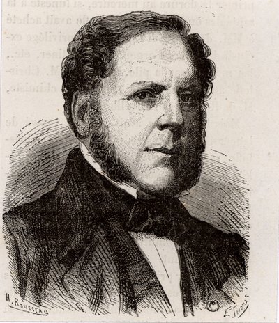 Retrato de Charles Christofle de French School