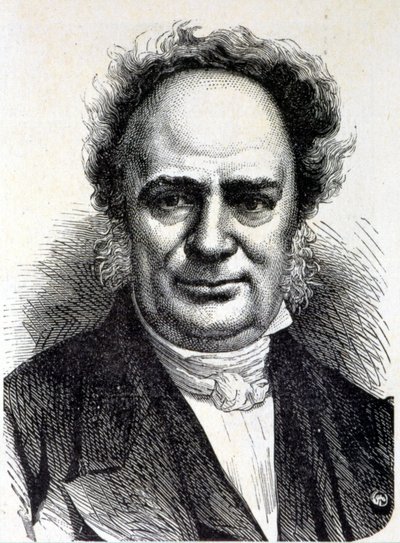 Retrato de Charles Frederic Kuhlmann (1803 - 1881) - en “Album de la Ciencia; eruditos ilustres; Grandes descubrimientos” 1896. de French School