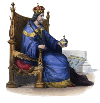 Retrato de Carlos I de Nápoles (Carlos de Anjou) (1227-1285), Rey de Sicilia de French School