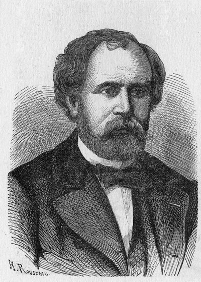 Retrato de Charles Laurent - en “Album of Science; illustrious scientists; Great discoveries” 1896. de French School