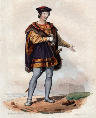 Retrato de Carlos VIII de Francia (1470-1498) de French School