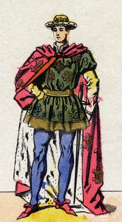 Retrato de Carlos VII (1403-1461) Rey de Francia. de French School