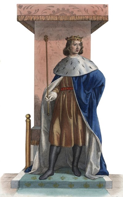 Retrato de Carlos V de Francia, llamado el Sabio (1338-1380), Rey de Francia de French School