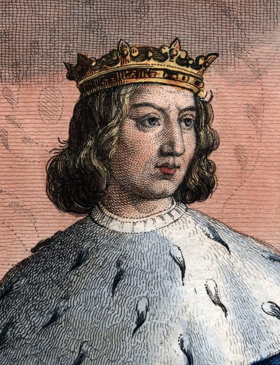 Retrato de Carlos V de Francia, llamado el Sabio (1338-1380), Rey de Francia de French School