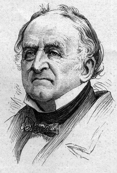 Retrato de Charles de Viel Castel (Viel-Castel) (1800-1887), diplomático y académico francés. Grabado en “Le Monde Illustré” n°883 del 14 de marzo de 1874 de French School
