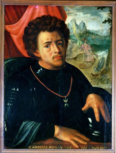 Retrato de Carlos el Temerario, Duque de Borgoña (1433-77) de French School