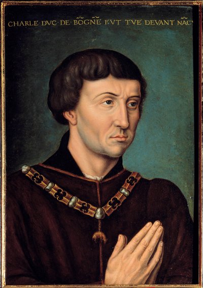 Retrato de Carlos el Temerario, Duque de Borgoña en 1467 de French School