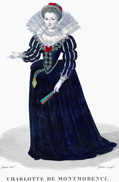 Retrato de Charlotte de Montmorenci de French School