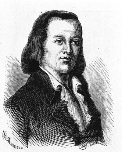 Retrato de Claude Chappe (1765 - 1807), ingeniero francés que hizo el primer telégrafo aéreo - en 