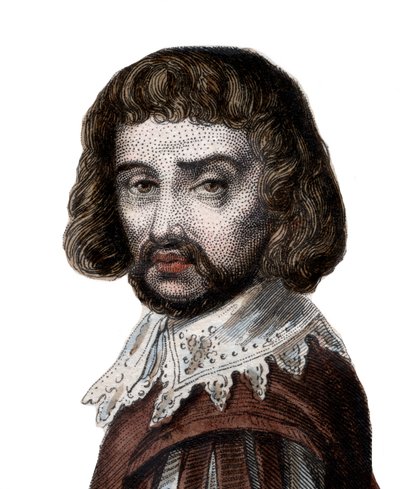 Retrato de Claude Gellée llamado Le Lorrain (1600-1682), pintor francés. de French School
