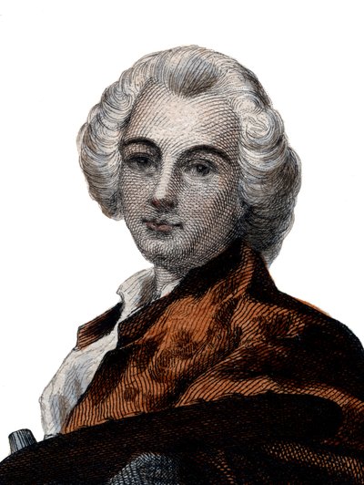 Retrato de Claude Joseph Vernet (1714-1789) de French School