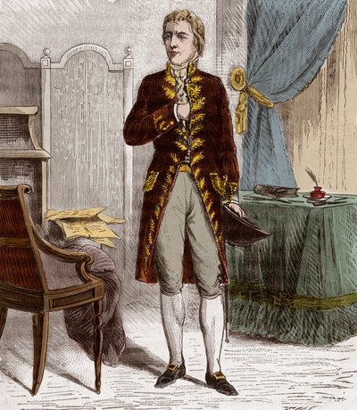 Retrato de Claude Louis, Conde Berthollet (1748-1822), químico francés - Grabado en “Ciencias al alcance de todos - Física y química populares” por Alexis Clerc - Finales del siglo XIX - Colección privada de French School