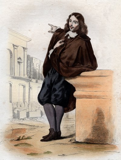 Retrato de Claude Perrault (1613-1688), arquitecto, médico y anatomista francés de French School