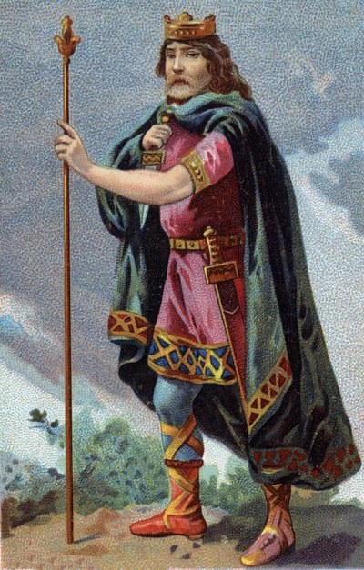 Retrato de Clotario I, Rey de los Francos de 511 a 561 de French School