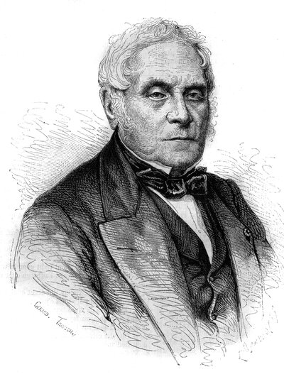 Retrato de Daniel Francois Esprit Auber (Daniel-Francois-Esprit) (1782-1871), compositor francés. Grabado de 1867-1868. de French School
