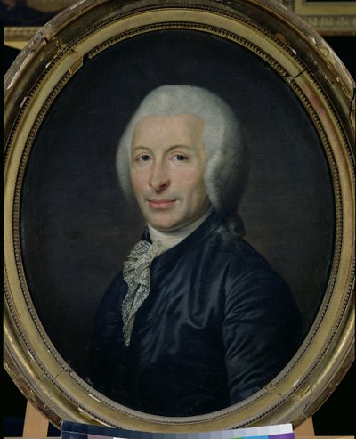 Retrato del doctor Joseph-Ignace Guillotin (1738-1814) (óleo sobre lienzo) de French School