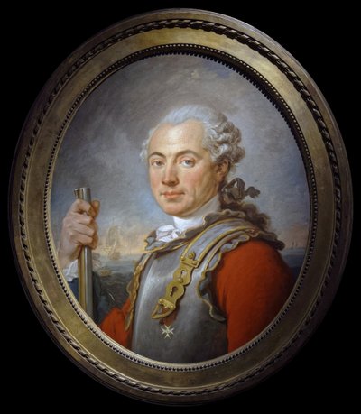 Retrato de Edmond Antoine Francois de Sadouvilliers de Billaud de French School