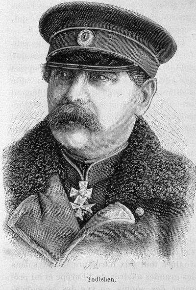 Retrato de Edouard Ivanovich Totleben (o Todleben) de French School