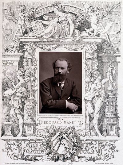 Retrato de Edouard Manet de French School