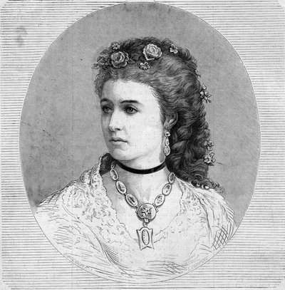 Retrato de Emma Albani (Marie Louise Emma Cécile Lajeunesse) de French School