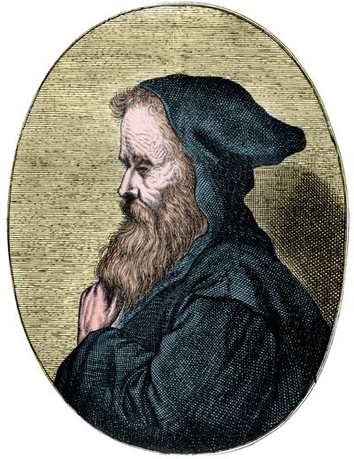 Retrato de Empédocles (490 a.C.), filósofo griego de French School