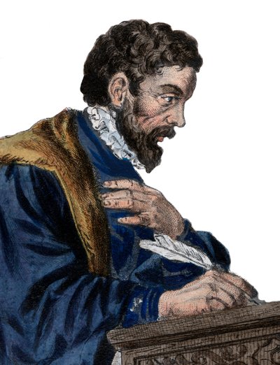 Retrato de Etienne Jodelle (1532-1573) de French School