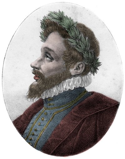 Retrato de Etienne Jodelle (París) de French School