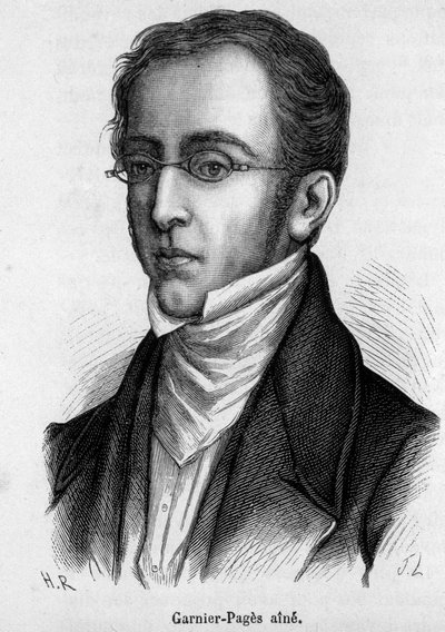 Retrato de Etienne Joseph Louis Garnier-Pages (Garnier Pages) (1801-1841), político francés de French School
