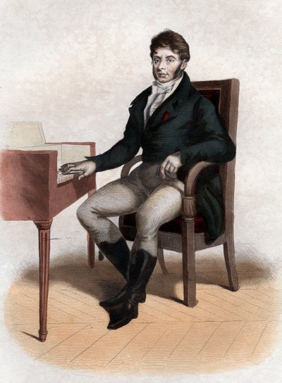 Retrato de Étienne Nicolas Méhul (1763-1817), compositor francés de French School