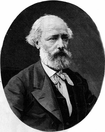 Retrato de Eugène Viollet-le-Duc de French School