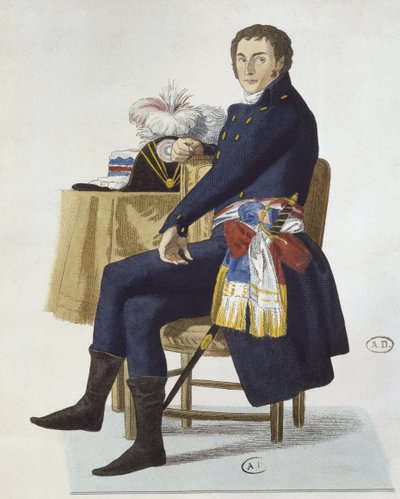 Retrato de Ferdinand Guillemardet, 1798 de French School