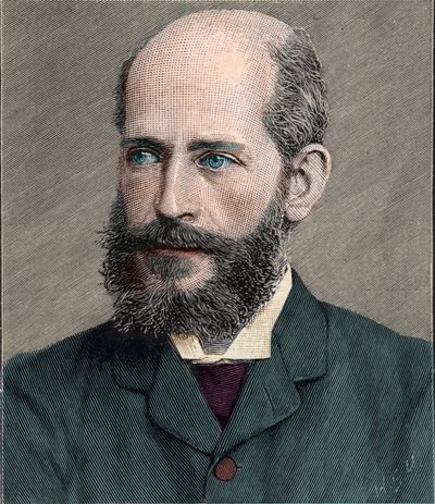 Retrato de Ferdinand James Anselm Freiherr von Rothschild (1839-1898), coleccionista de arte inglés, 1898 de French School