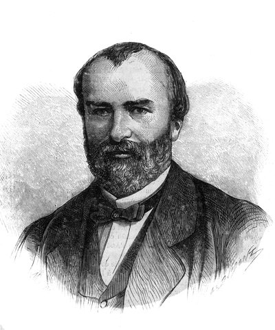 Retrato de François-Saturnin-Léonide Babaud-Laribiere (1819-1873) político y masón francés de French School