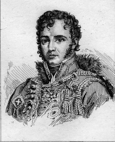 Retrato de François Antoine Charles Lallemand de French School